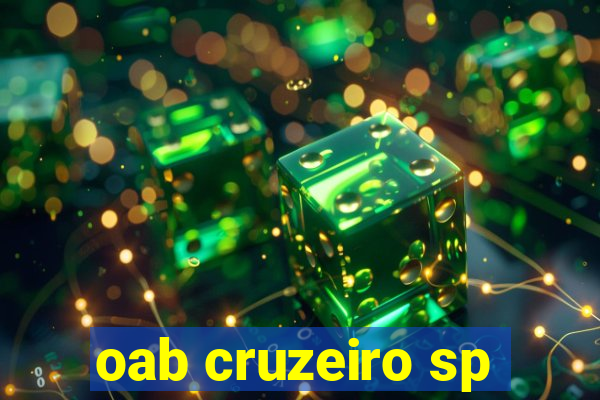 oab cruzeiro sp